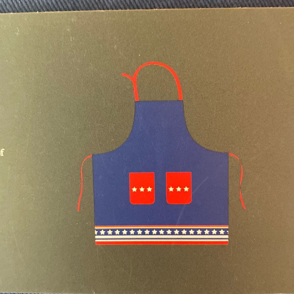 Martha Stewart collection- patriotic apron